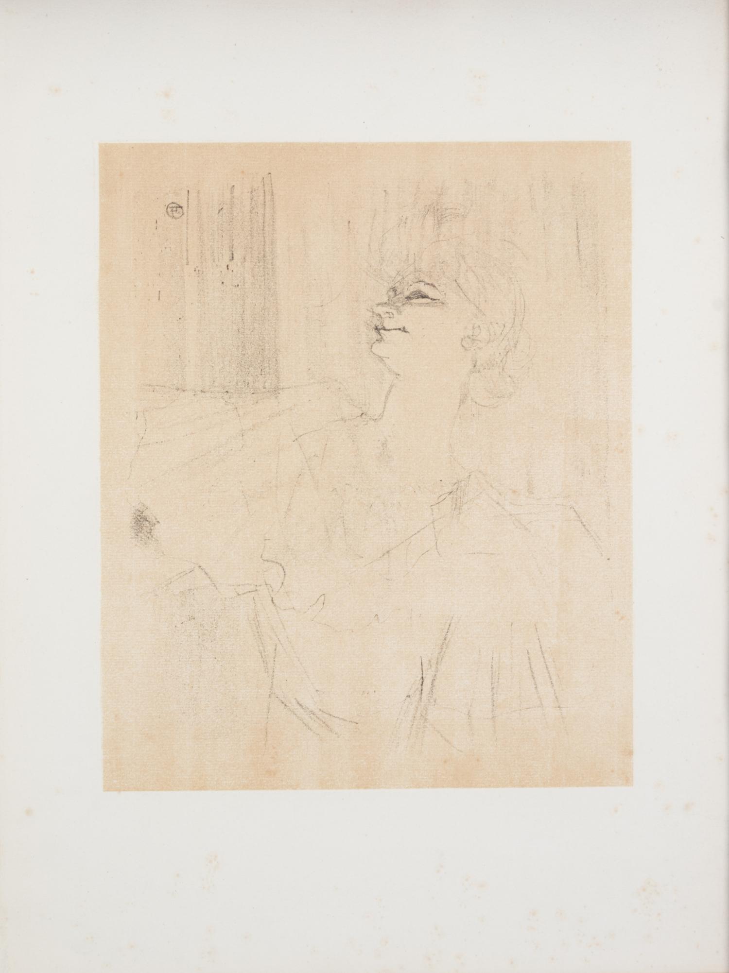 Yvette Guilbert (portfolio of eight lithographs with cover; cover and frontispiece bound together with front matter in binding by René Aussourd)