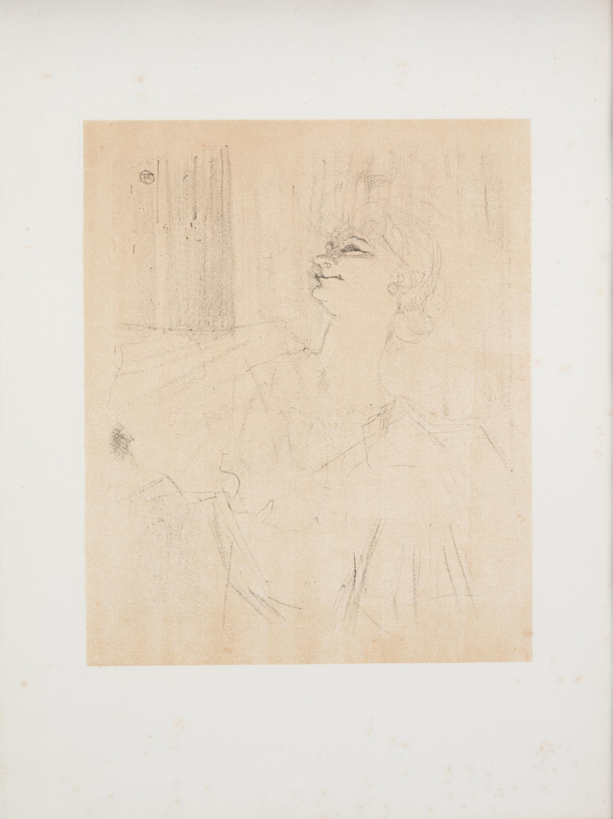 Yvette Guilbert (portfolio of eight lithographs with cover; cover and frontispiece bound together with front matter in binding by René Aussourd)