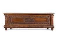 An Italian Walnut Cassone