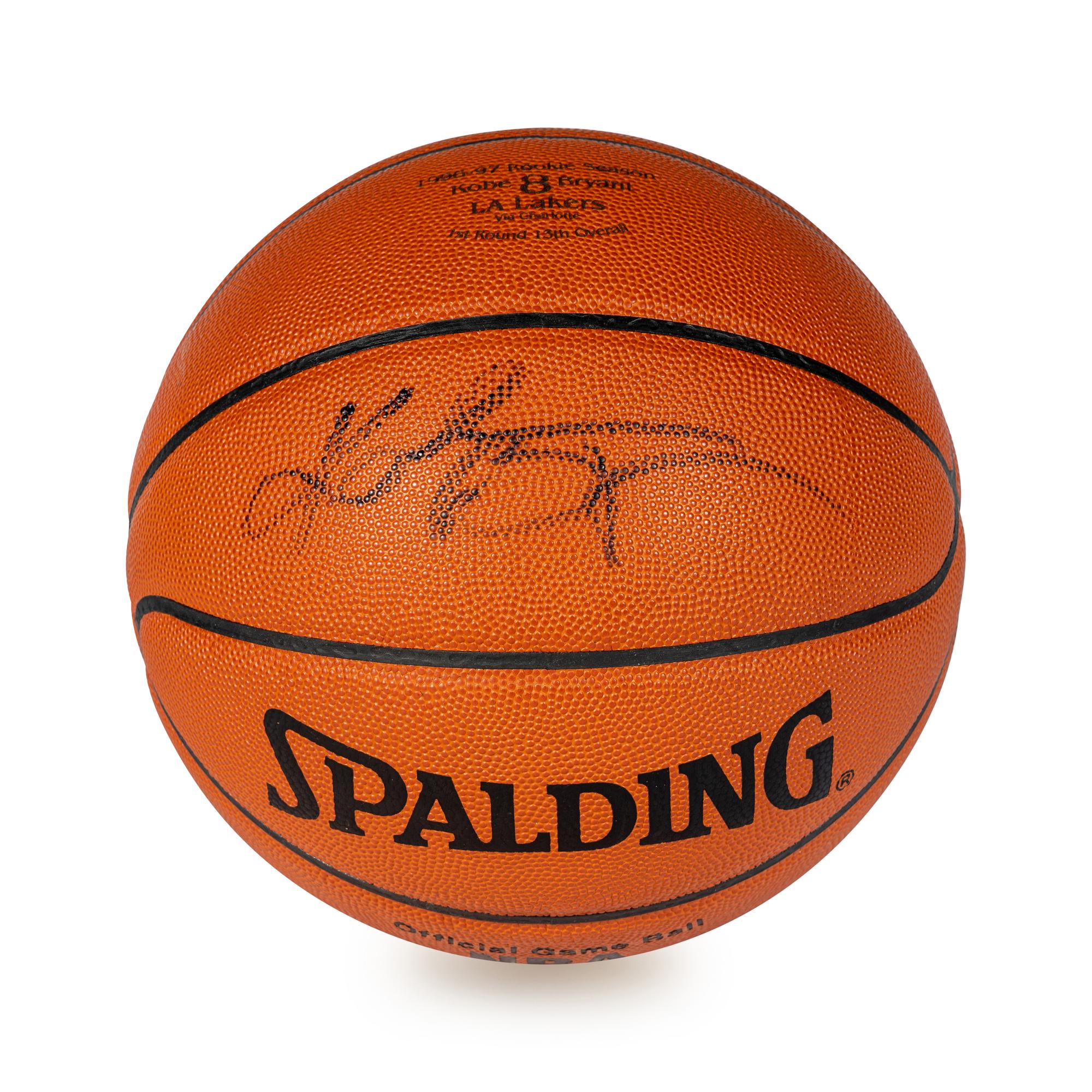 An Extraordinary Kobe Bryant Full Name Signed Autograph Official NBA Basketball (PSA Certified Authentic),