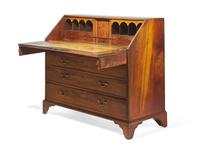 A George III Inlaid Mahogany Slant-Front Desk
