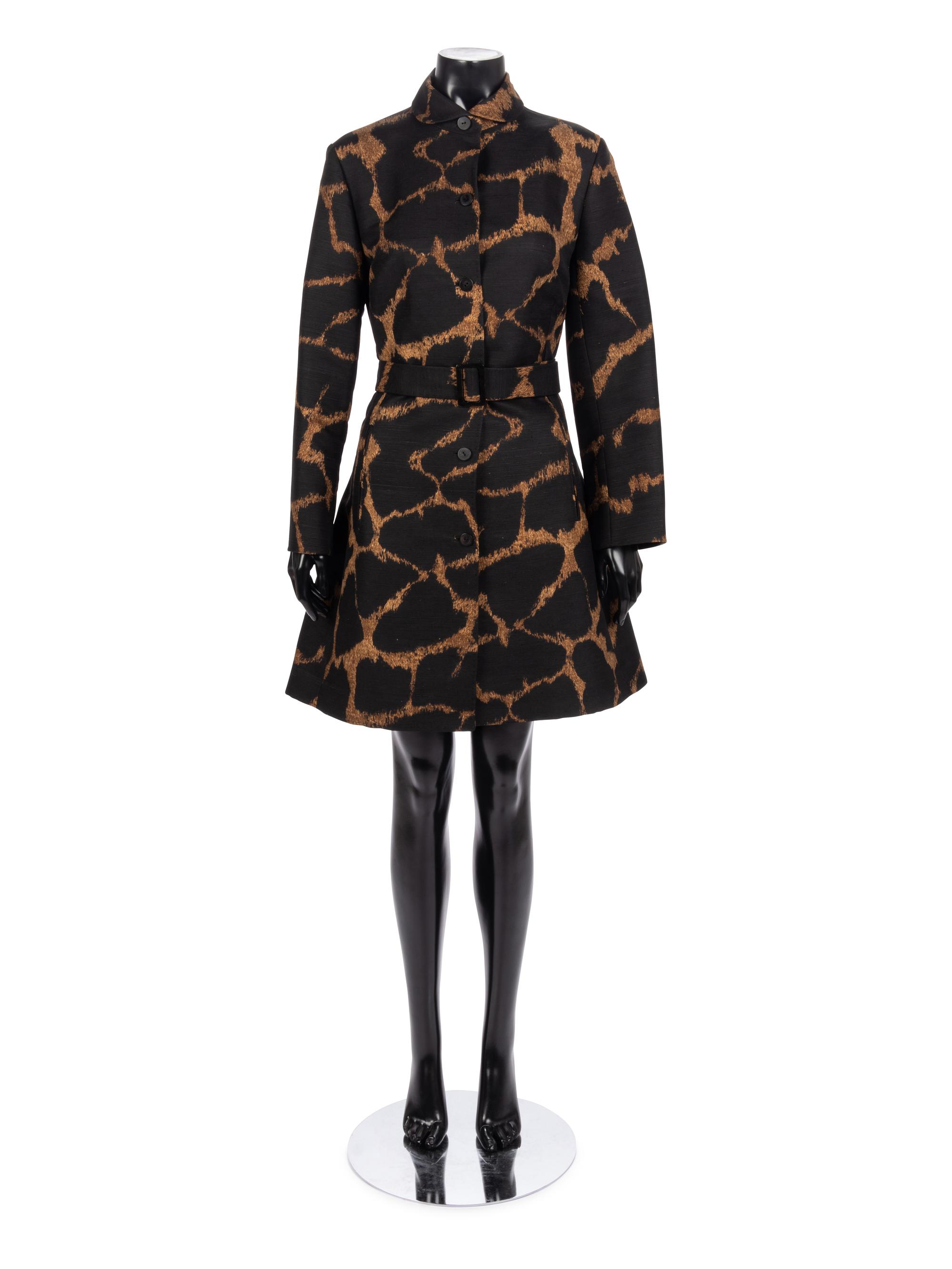 Chado Ralph Rucci Giraffe Print Jacket, 1990-2000s