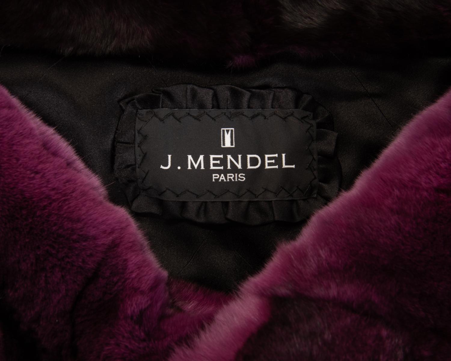 J. Mendel Chinchilla Pull-Through Stole