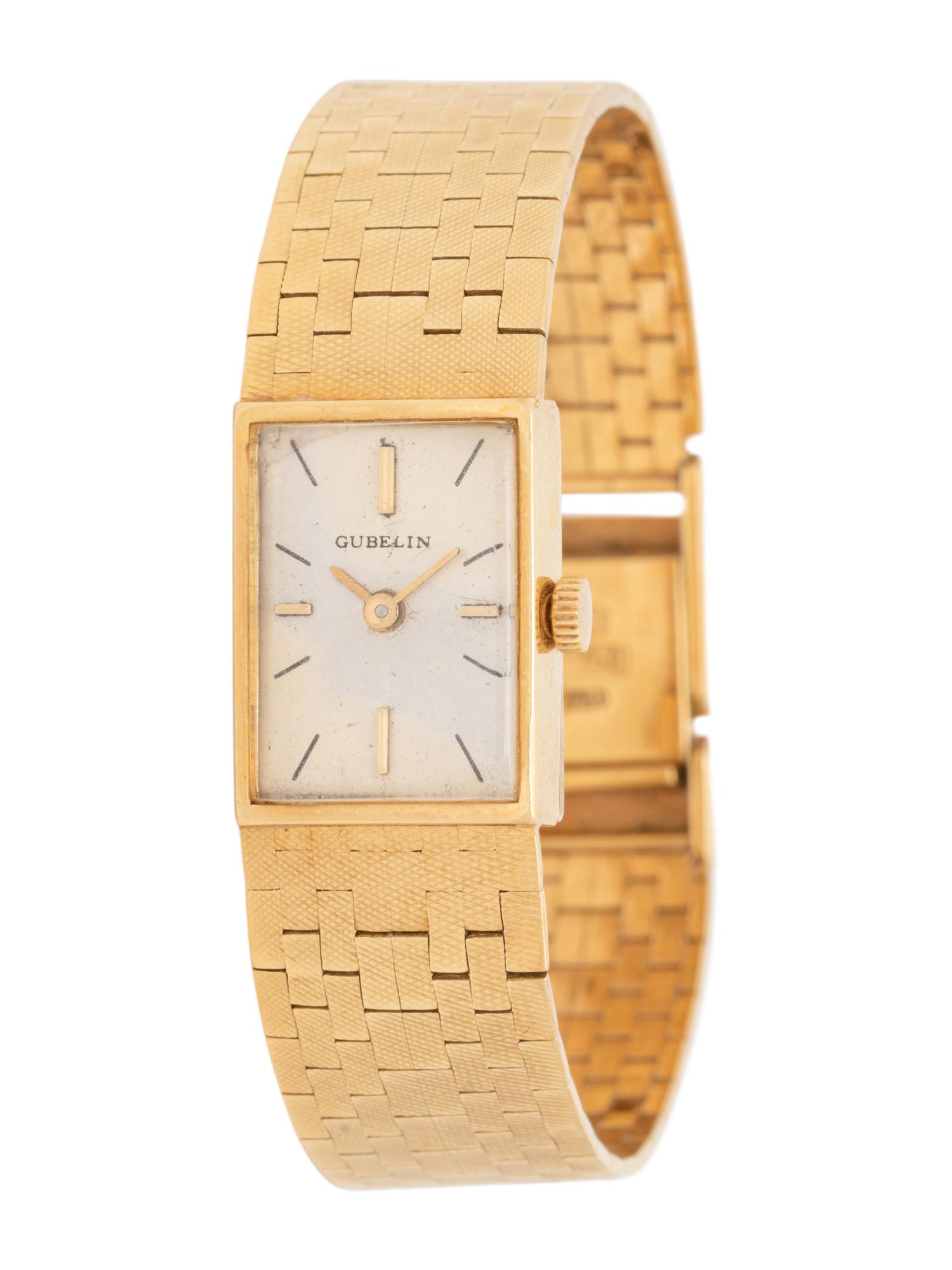 GÜBELIN, 18K YELLOW GOLD WATCH