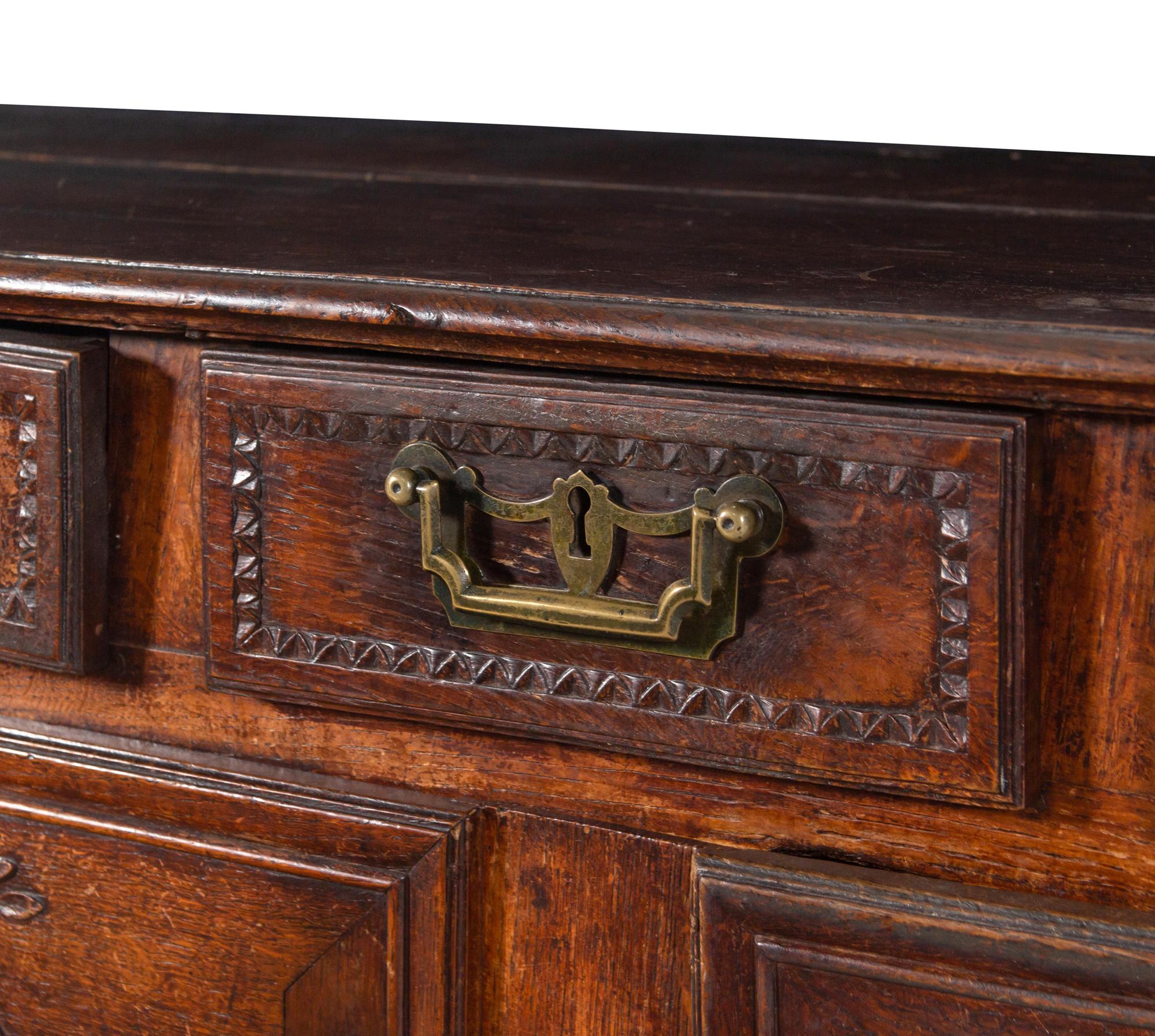 A French Provincial Carved Oak Cabinet