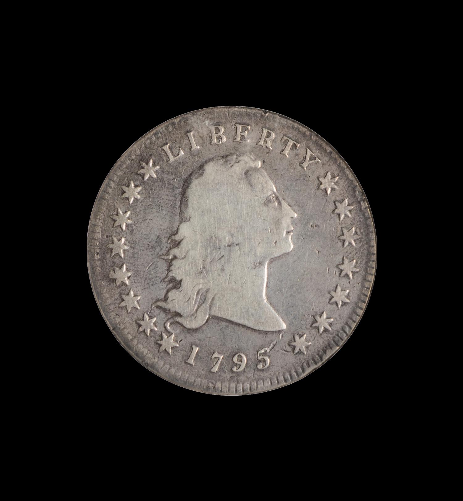 A United States 1795 Flowing Hair $1 Coin