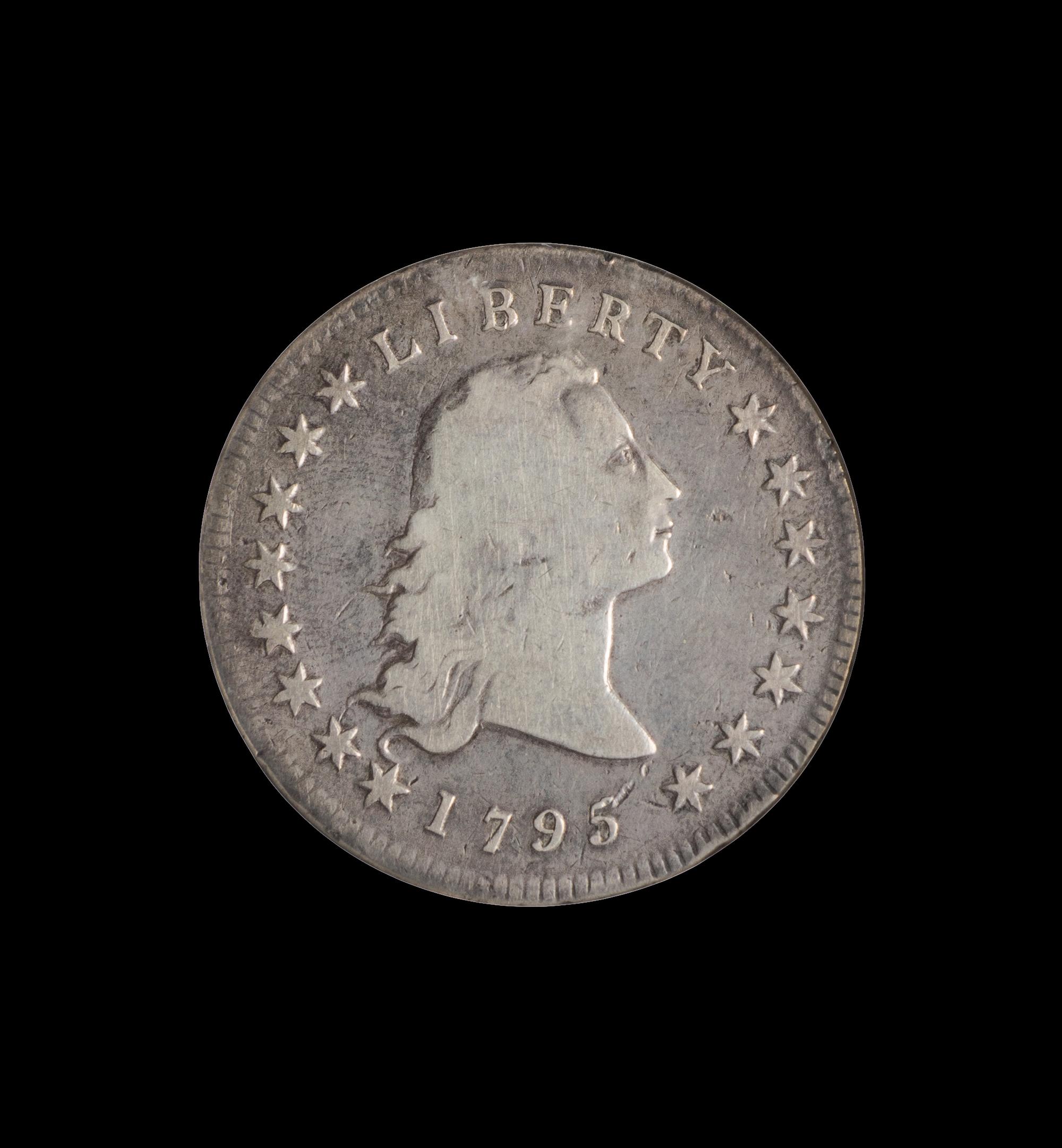 A United States 1795 Flowing Hair $1 Coin