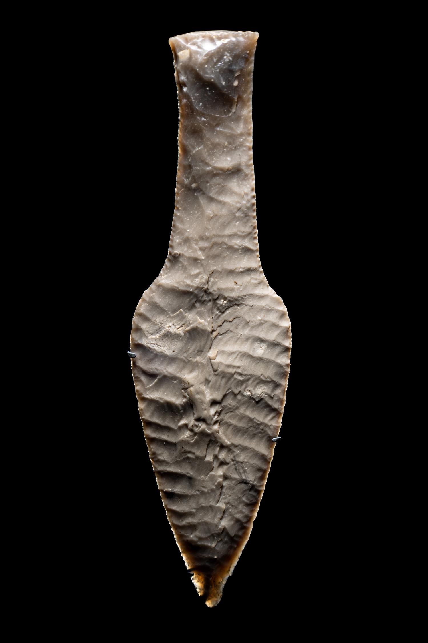 A Neolithic Flint Fishtail Dagger