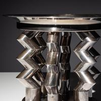 Murmansk silver-plate centerpiece Memphis, Italy, 1982