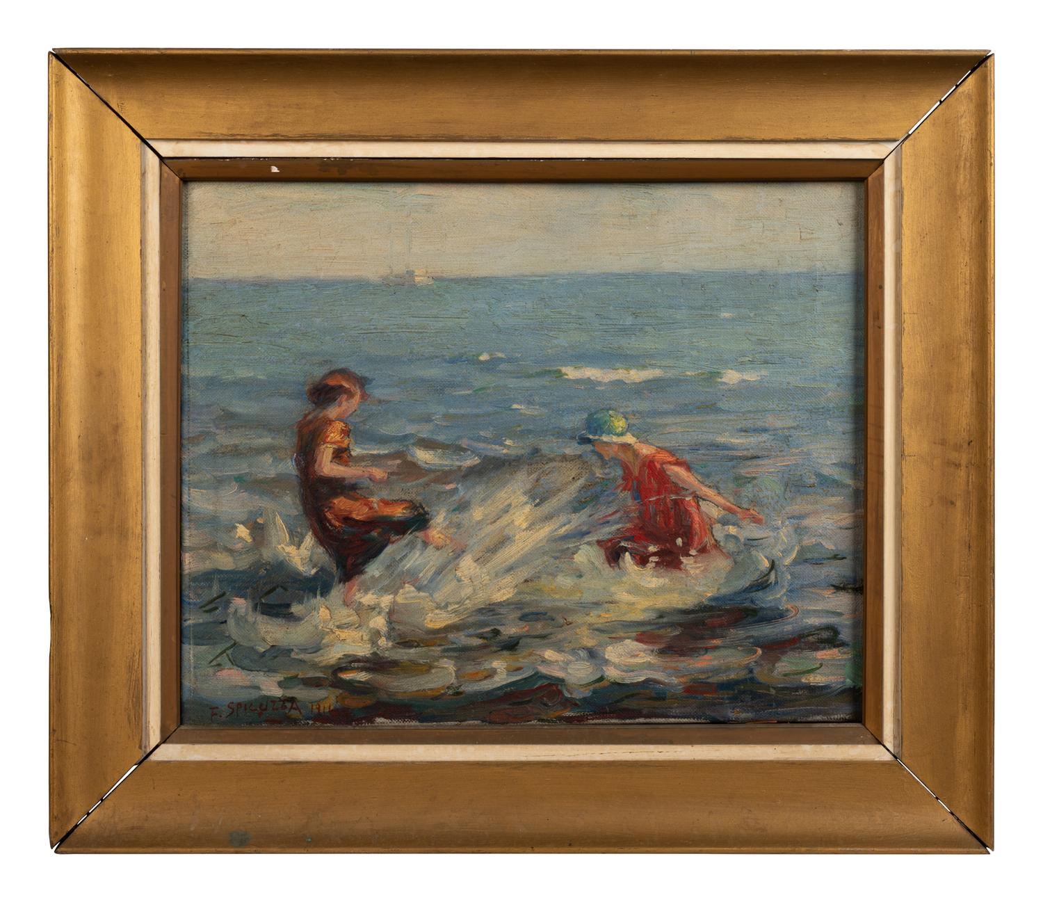 Two Girls Splashing