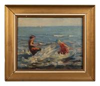 Two Girls Splashing