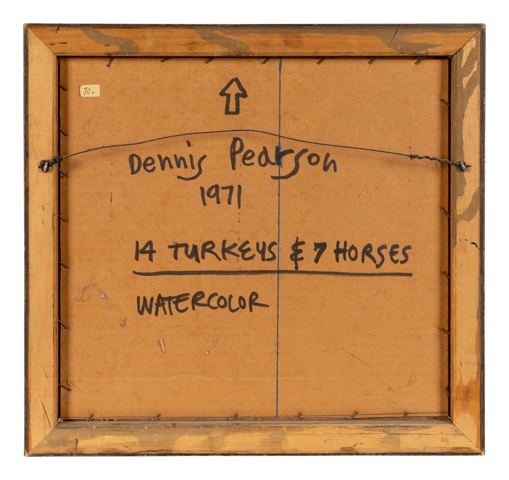 14 Turkeys & 7 Horses