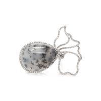 SIFEN CHANG, DENDRITIC OPAL AND DIAMOND RING