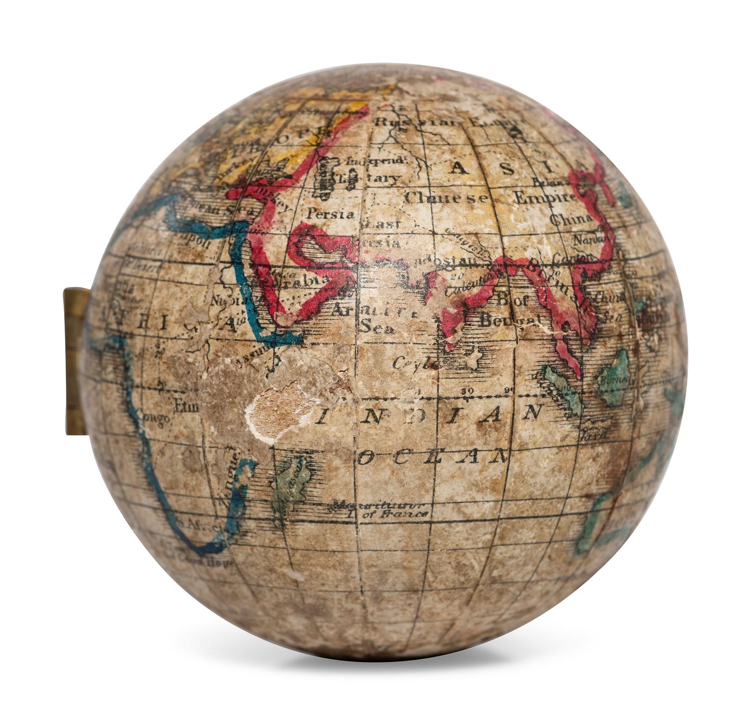 A Holbrook's Apparatus Mfg. Co. Pocket Globe