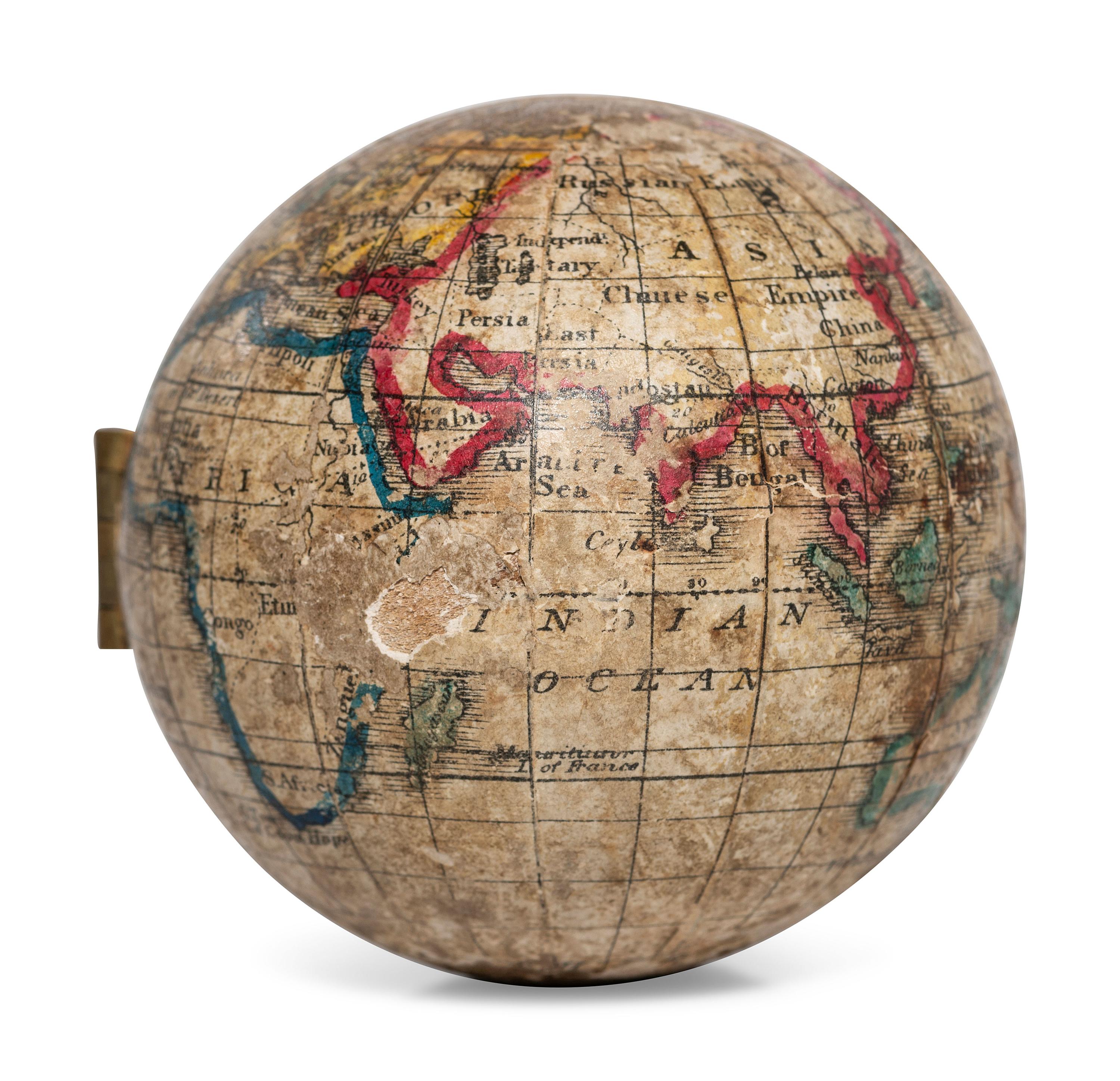 A Holbrook's Apparatus Mfg. Co. Pocket Globe
