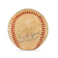 A 1948 Boston Braves Team Signed Autograph Baseball Including Billy Southworth (Beckett Authentication Services)