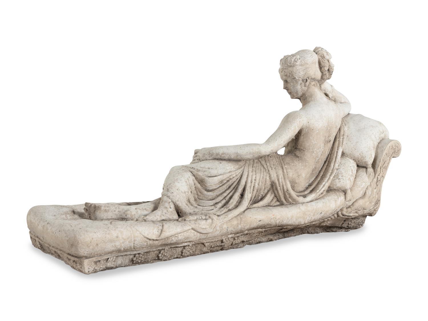 A Cast Stone Figure After Antonio Canova