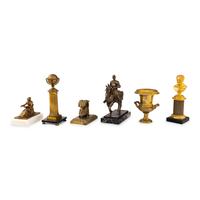 A Collection of Grand Tour Style Gilt Metal Articles
