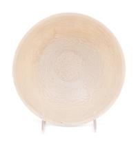 A Japanese White Glazed Molded Bowl