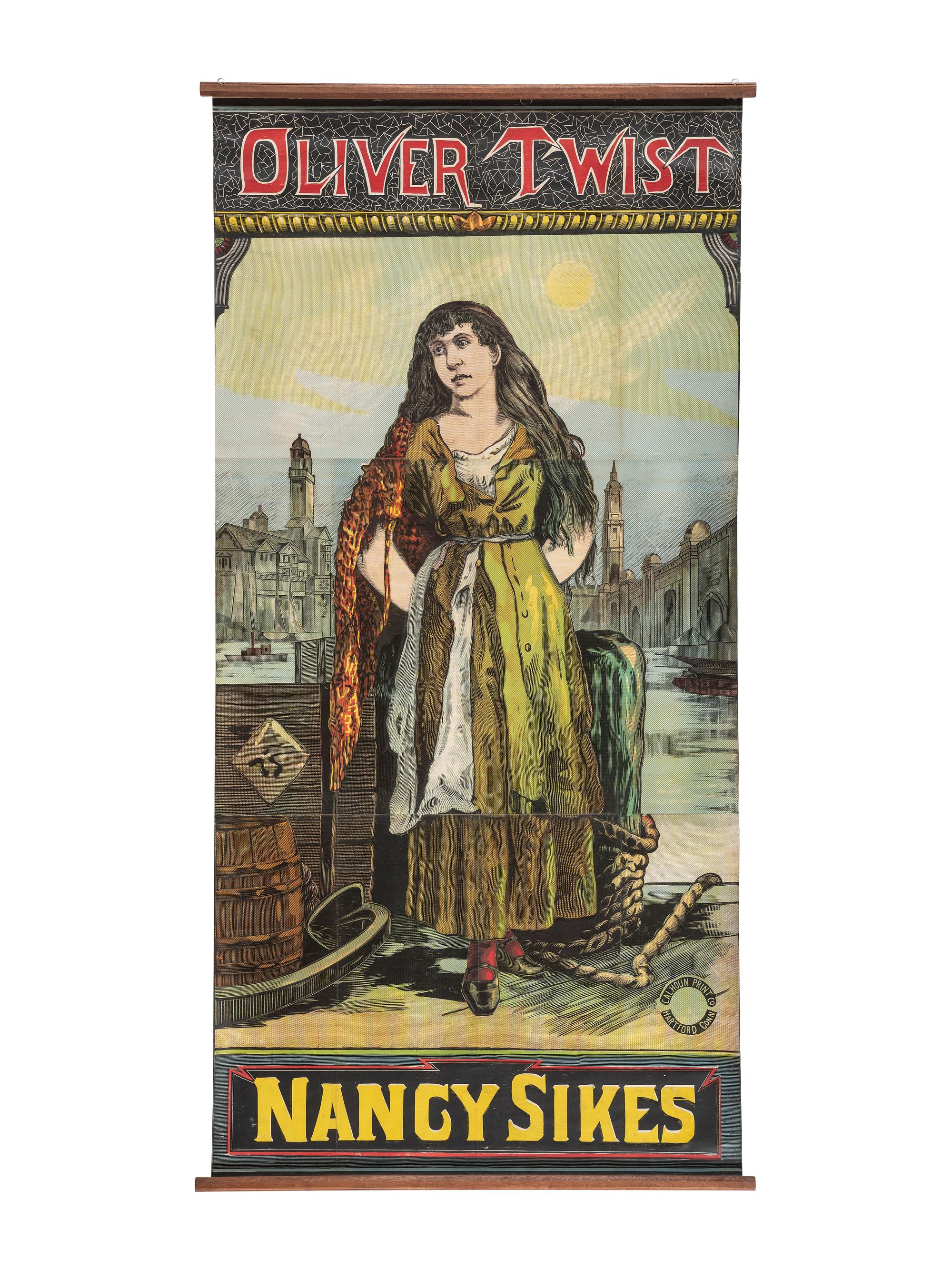 Five Linen Backed Theater Posters