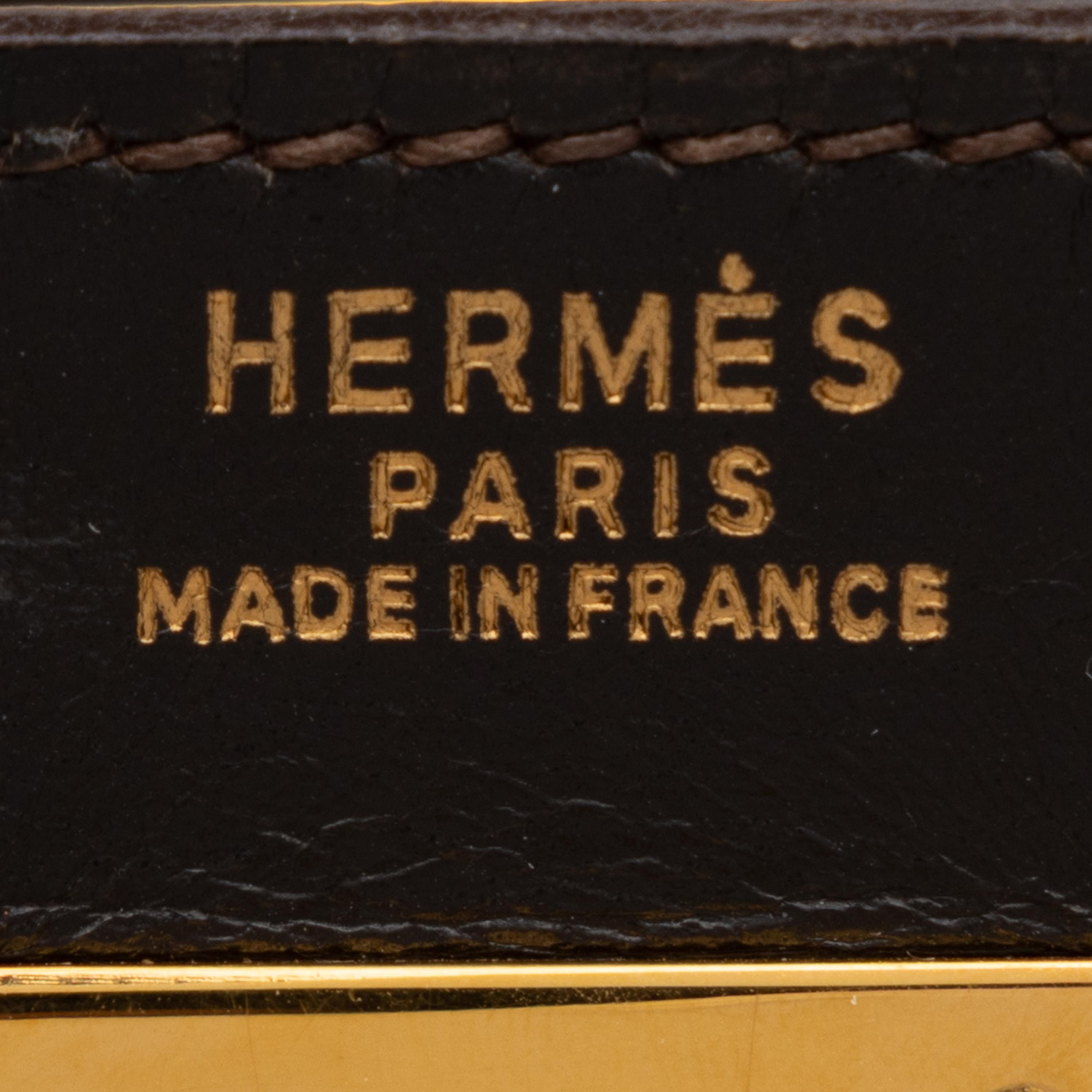 Hermès, Kelly 32 in Ebene Box Leather