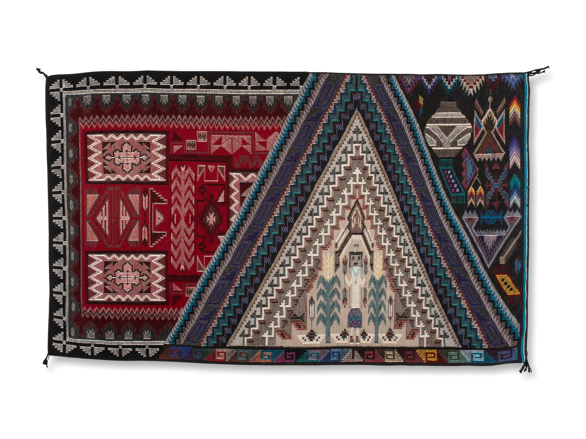 Blue Canyon, Raised Outline Weaving
