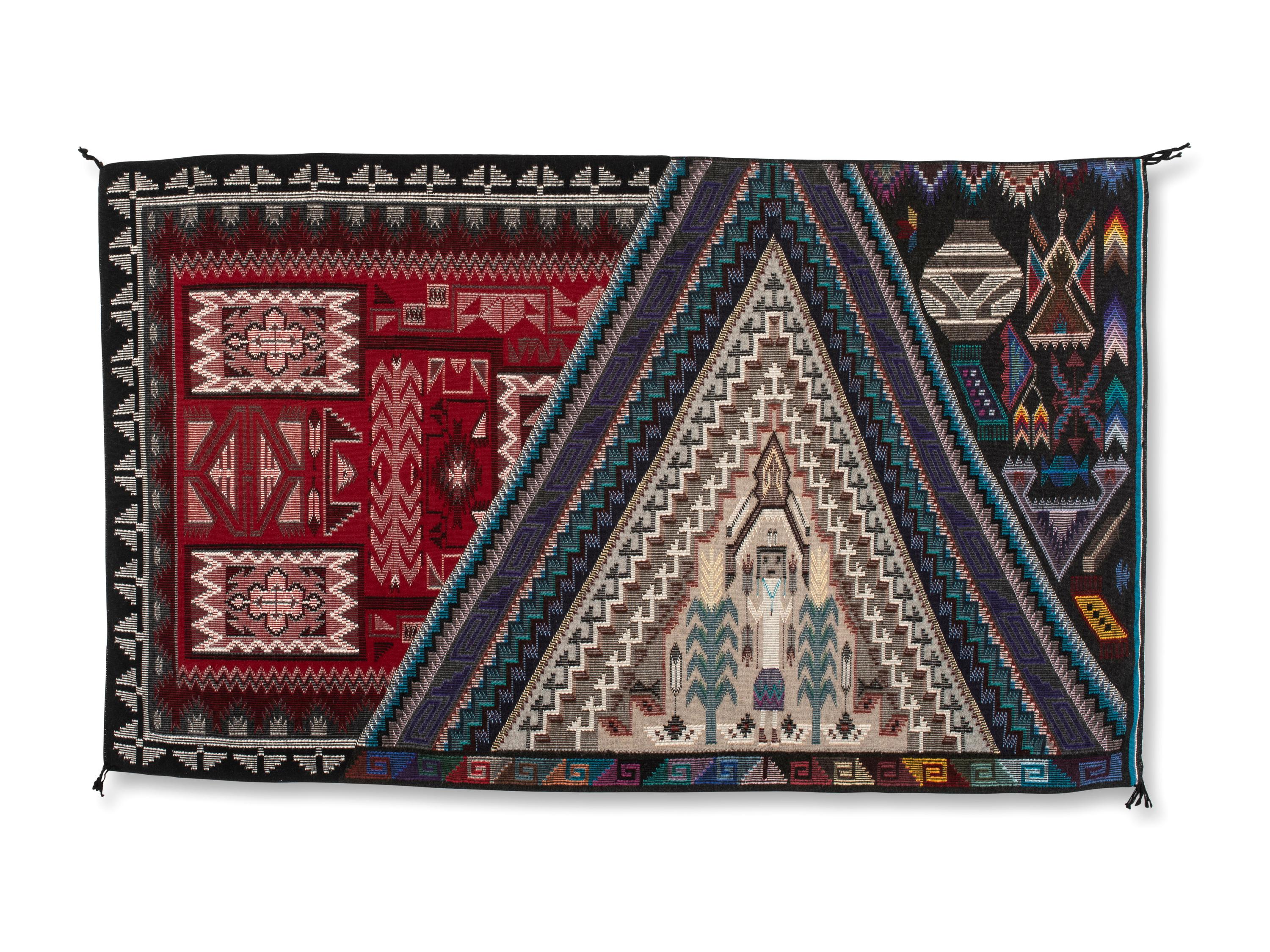 Blue Canyon, Raised Outline Weaving