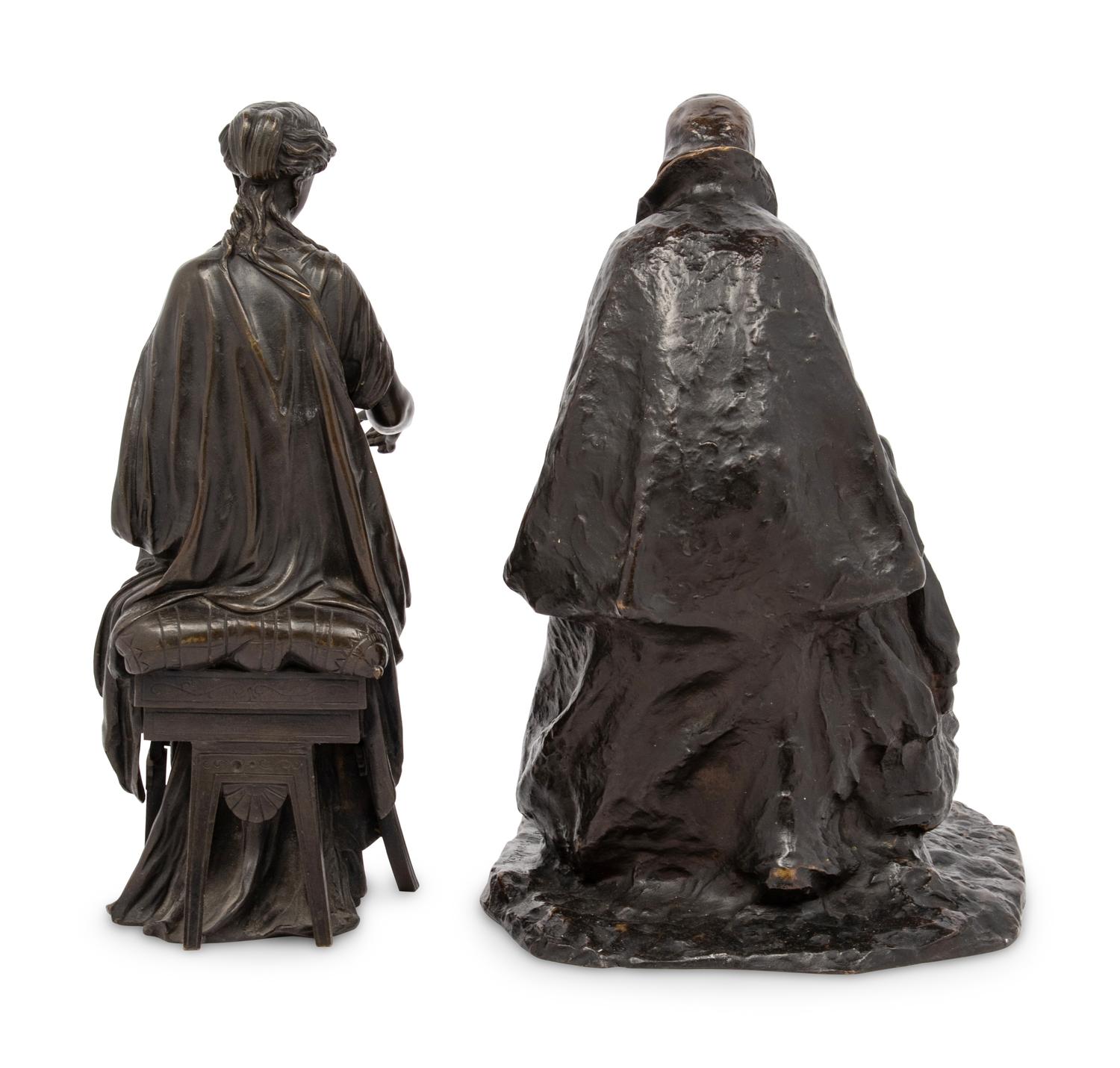 Two Continental Bronze Sculptures