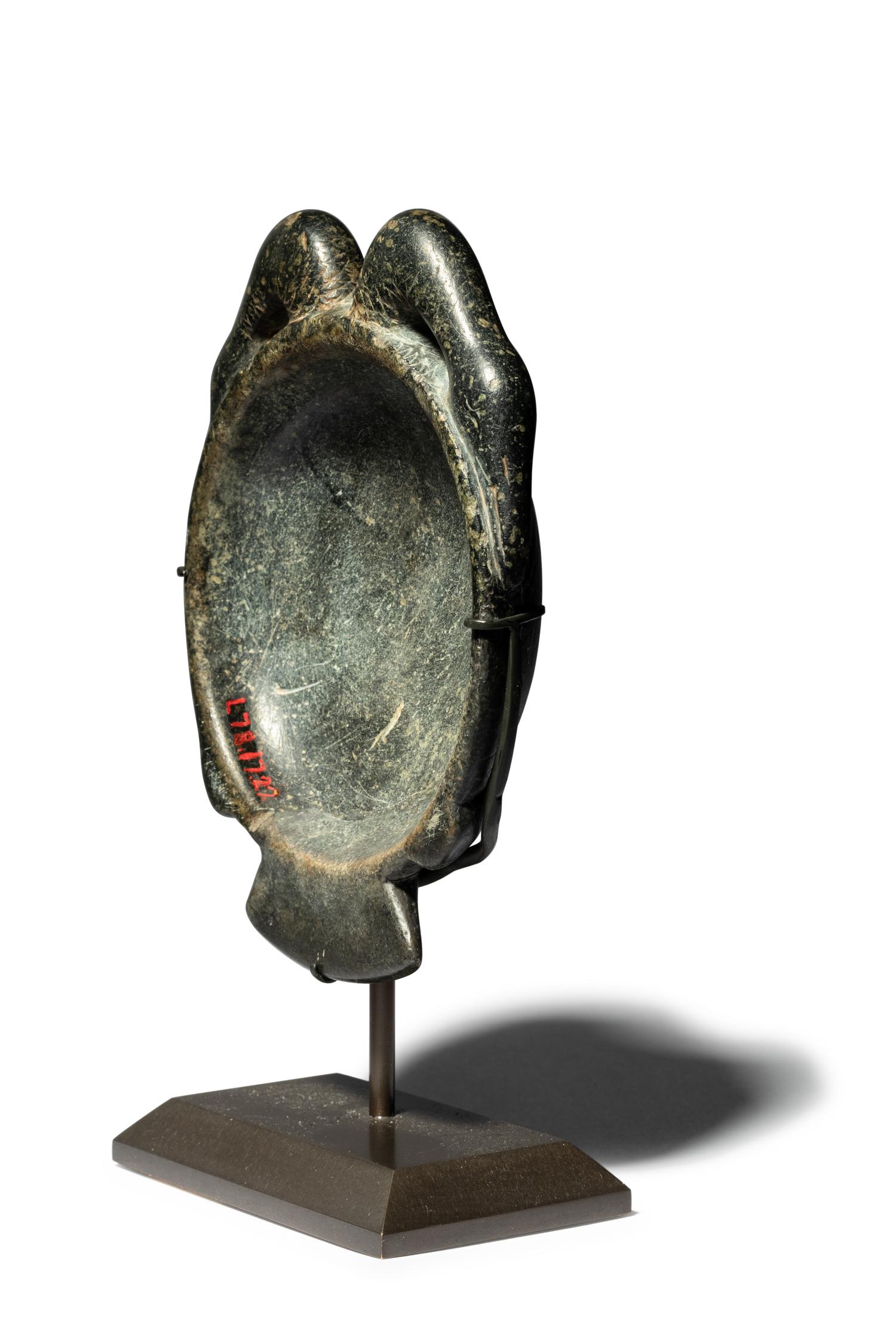 An Egyptian Stone Bowl or Palette in the Shape of a Double Duck
