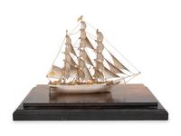 A Mexican Silver Model of the Cutty Sark