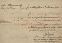 [Canadiana] Edward, Prince, Duke of Kent and Strathearn. Manuscript Document, signed