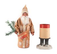 A German Papier-Mâché Santa Claus Candy Container