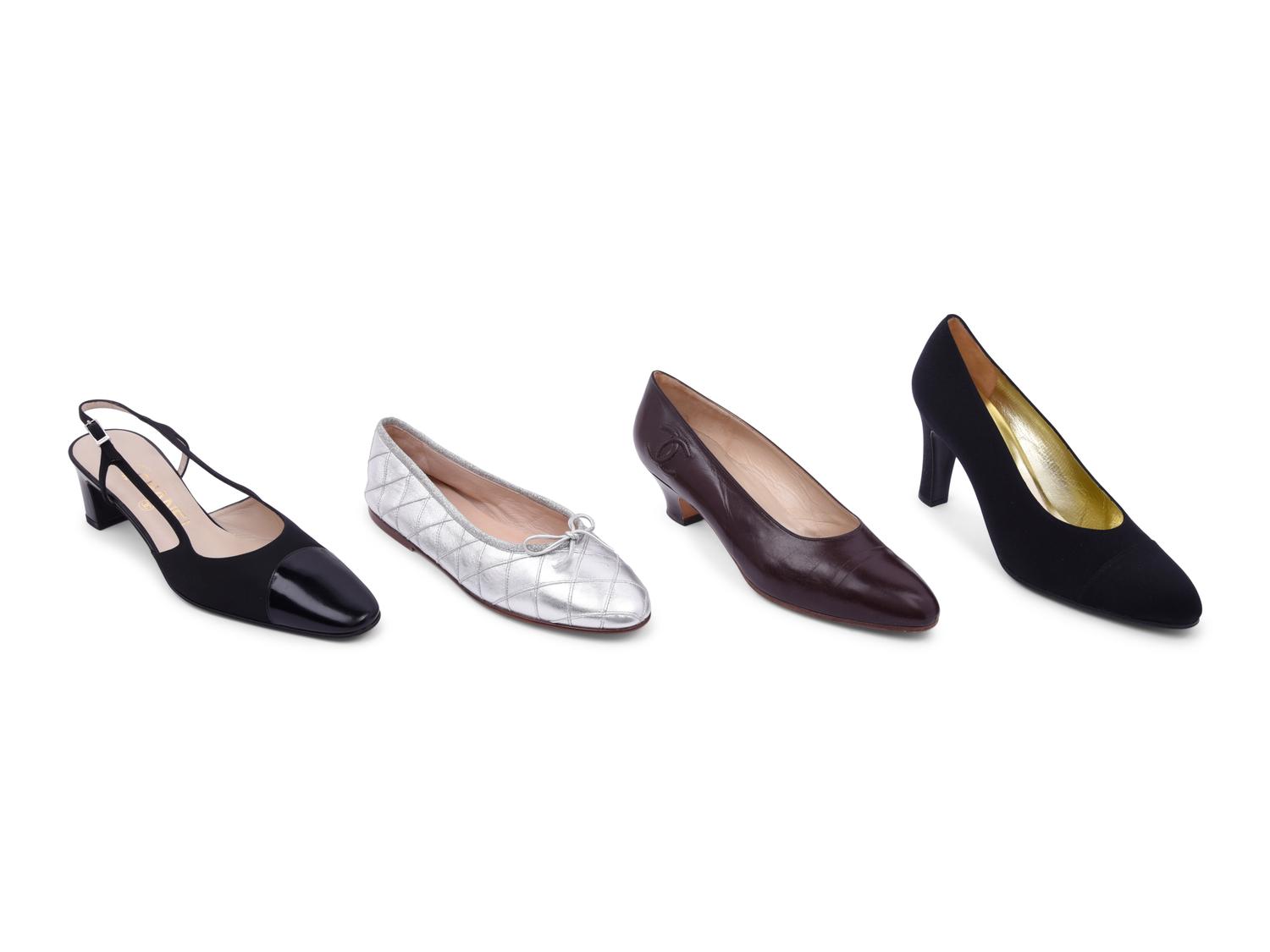 Four Pairs of Chanel Shoes, 1990s