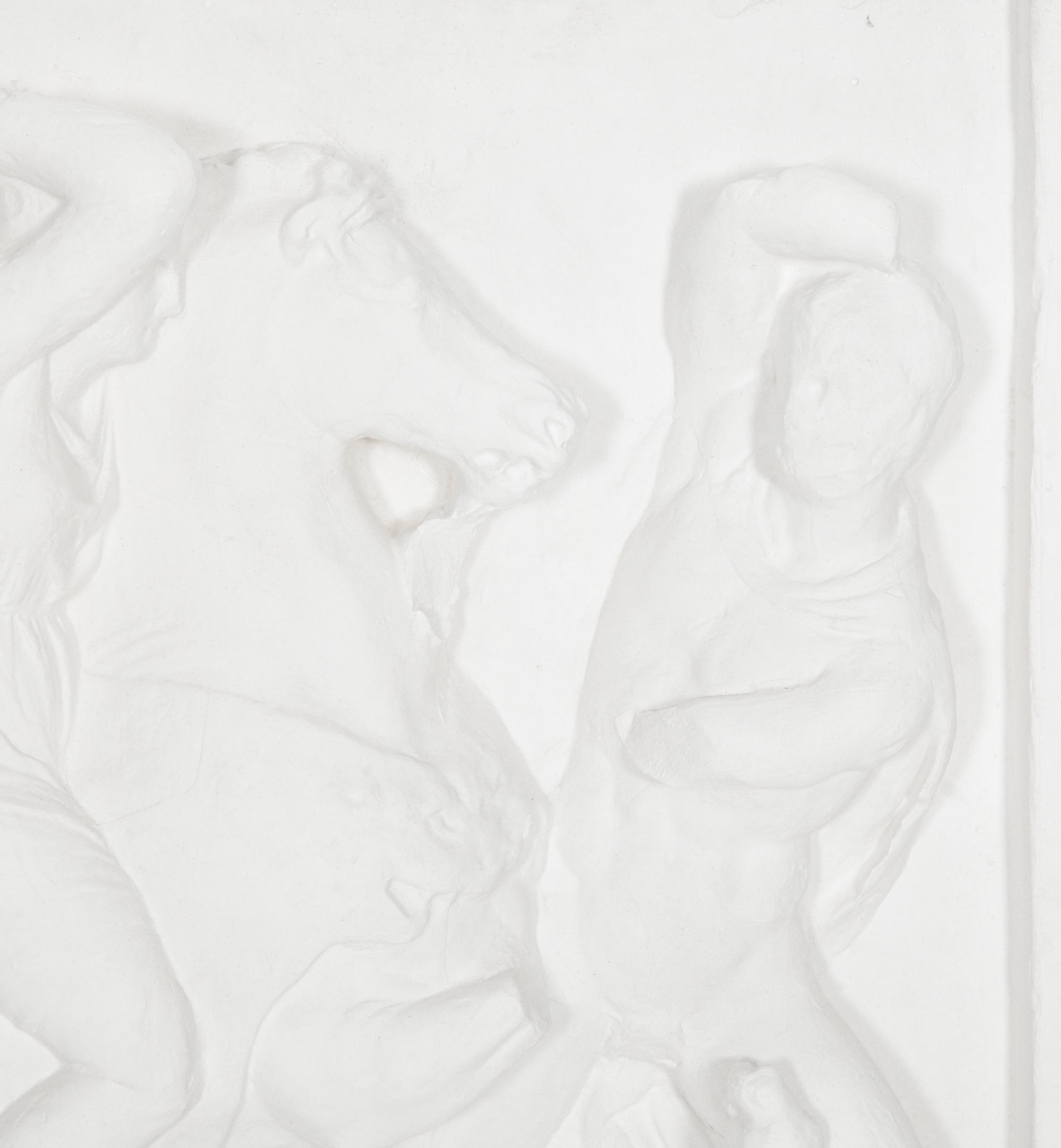 Two Cast Plaster Relief Panels After the Antique