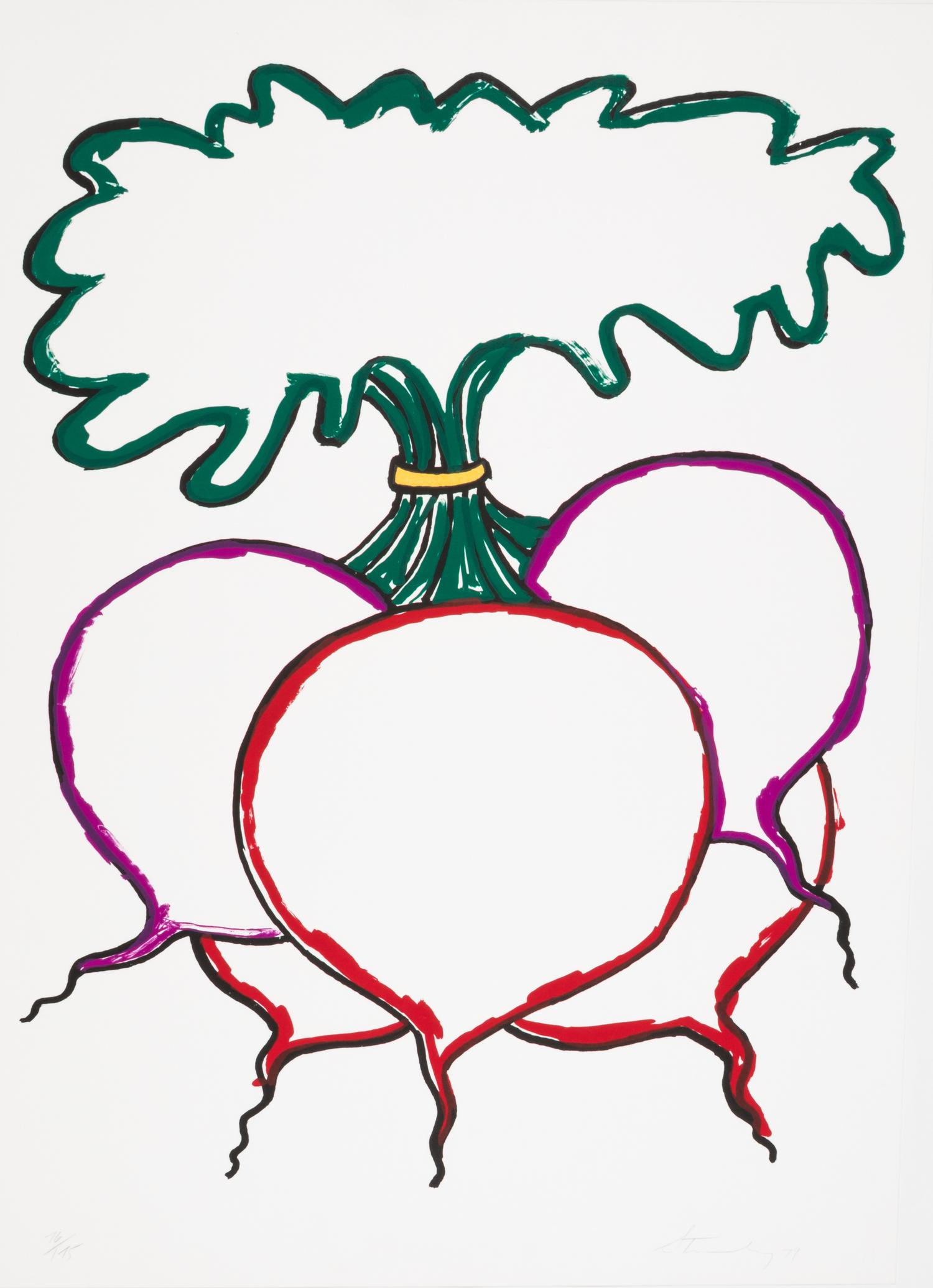 Robert (Bob) Stanley, (American, 1932-1997), A group of three works: Beets, 1979