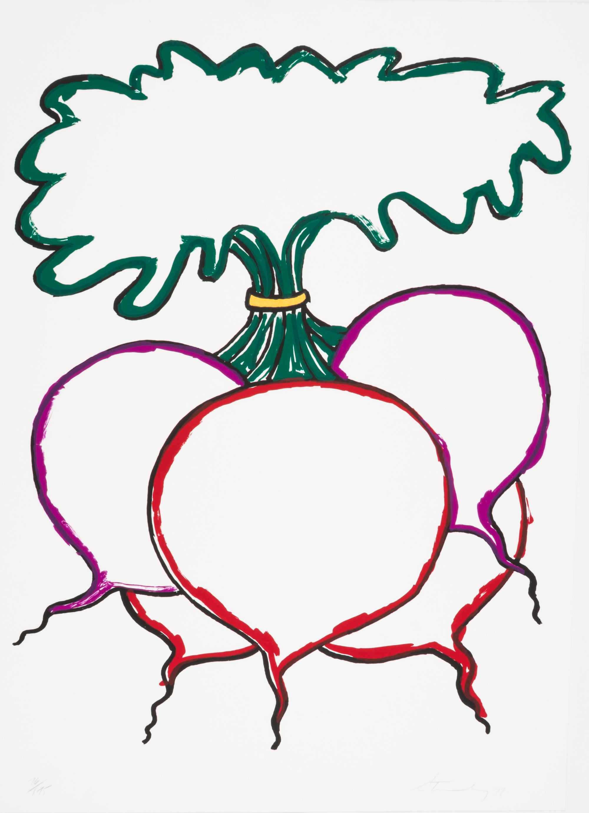Robert (Bob) Stanley, (American, 1932-1997), A group of three works: Beets, 1979