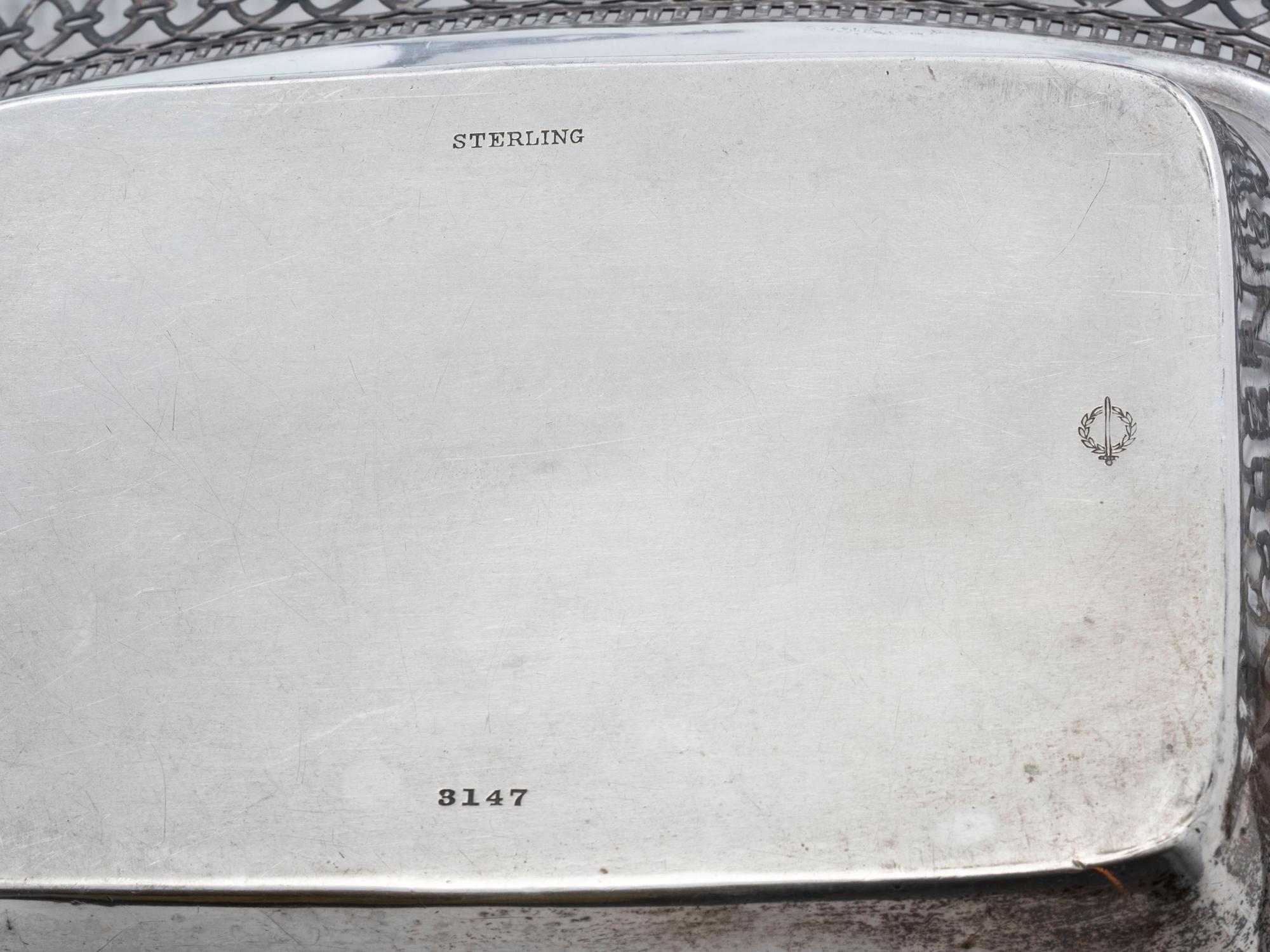 Five American Silver Serving Dishes
