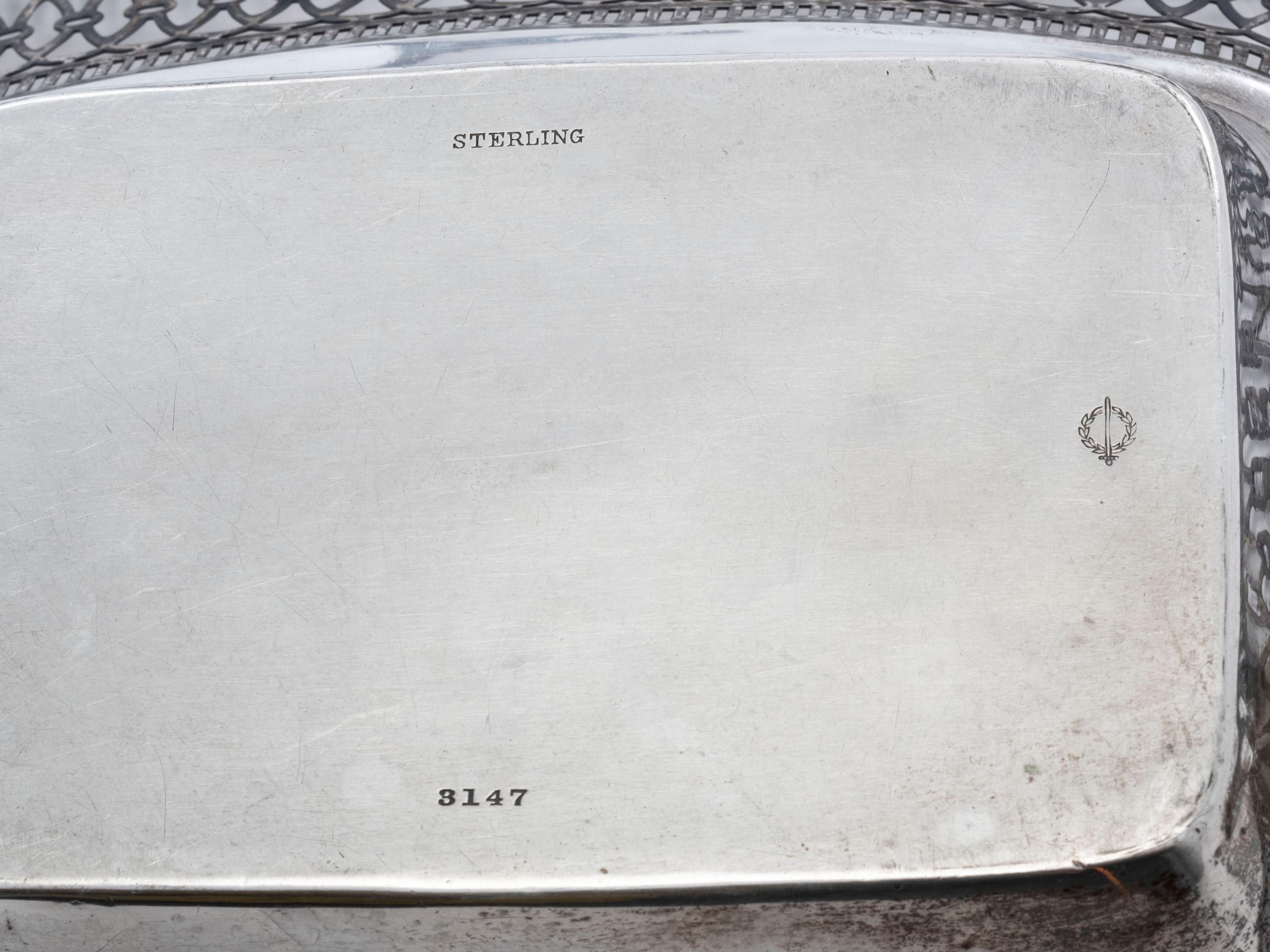 Five American Silver Serving Dishes