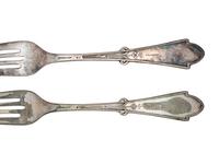 A Large Collection of Silver and Silver-Plate Flatware Articles