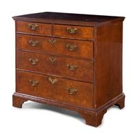 A George II Walnut Chest of Drawers