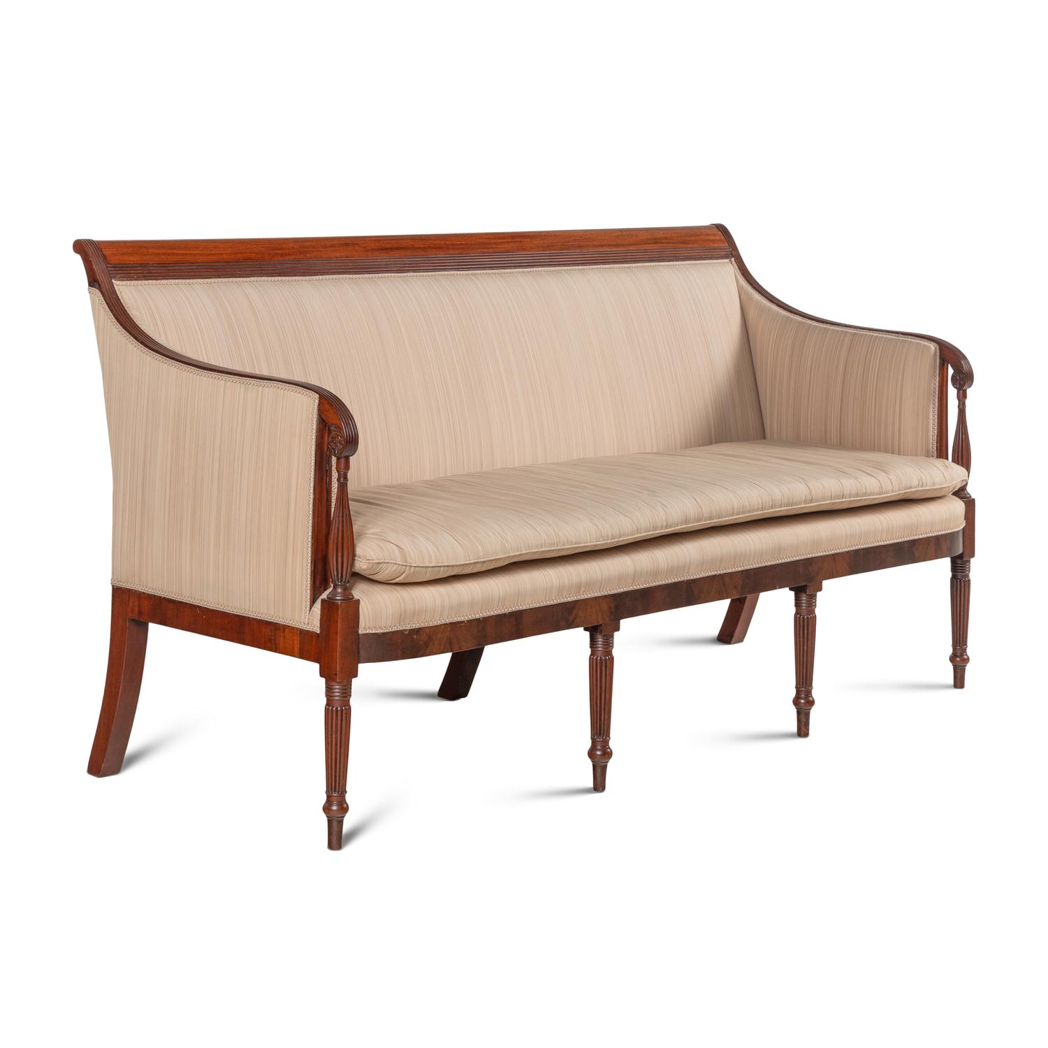 A Federal Mahogany Sofa