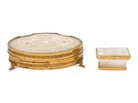 A Palais Royale Necessaire and Snuff Box