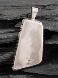 Sterling Silver and Gem Grade Turquoise Pendant