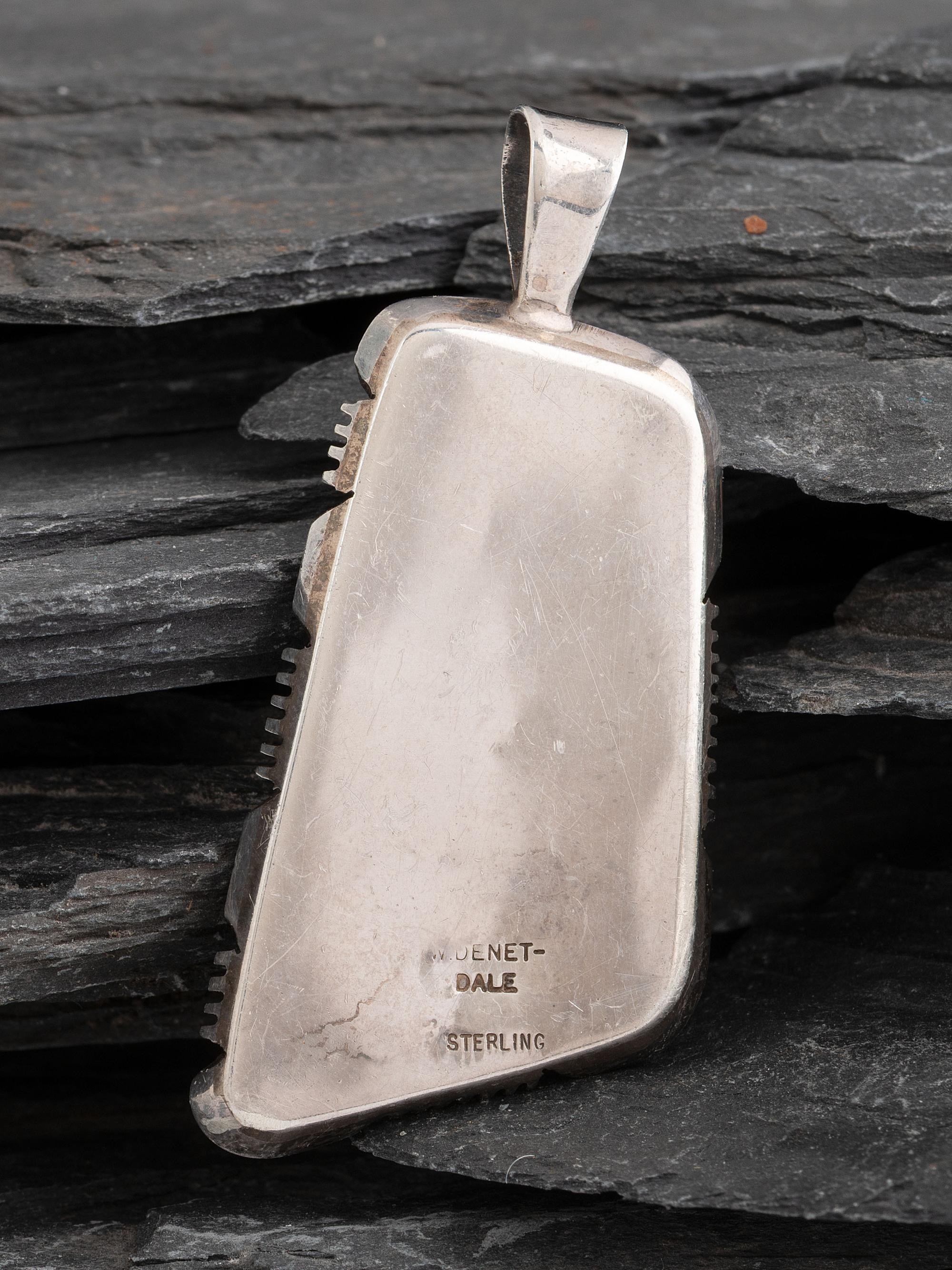 Sterling Silver and Gem Grade Turquoise Pendant