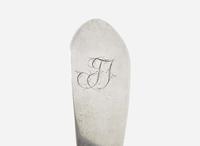 A silver punch ladle, Houghton Perkins (1735-1778), Boston, MA, circa 1760