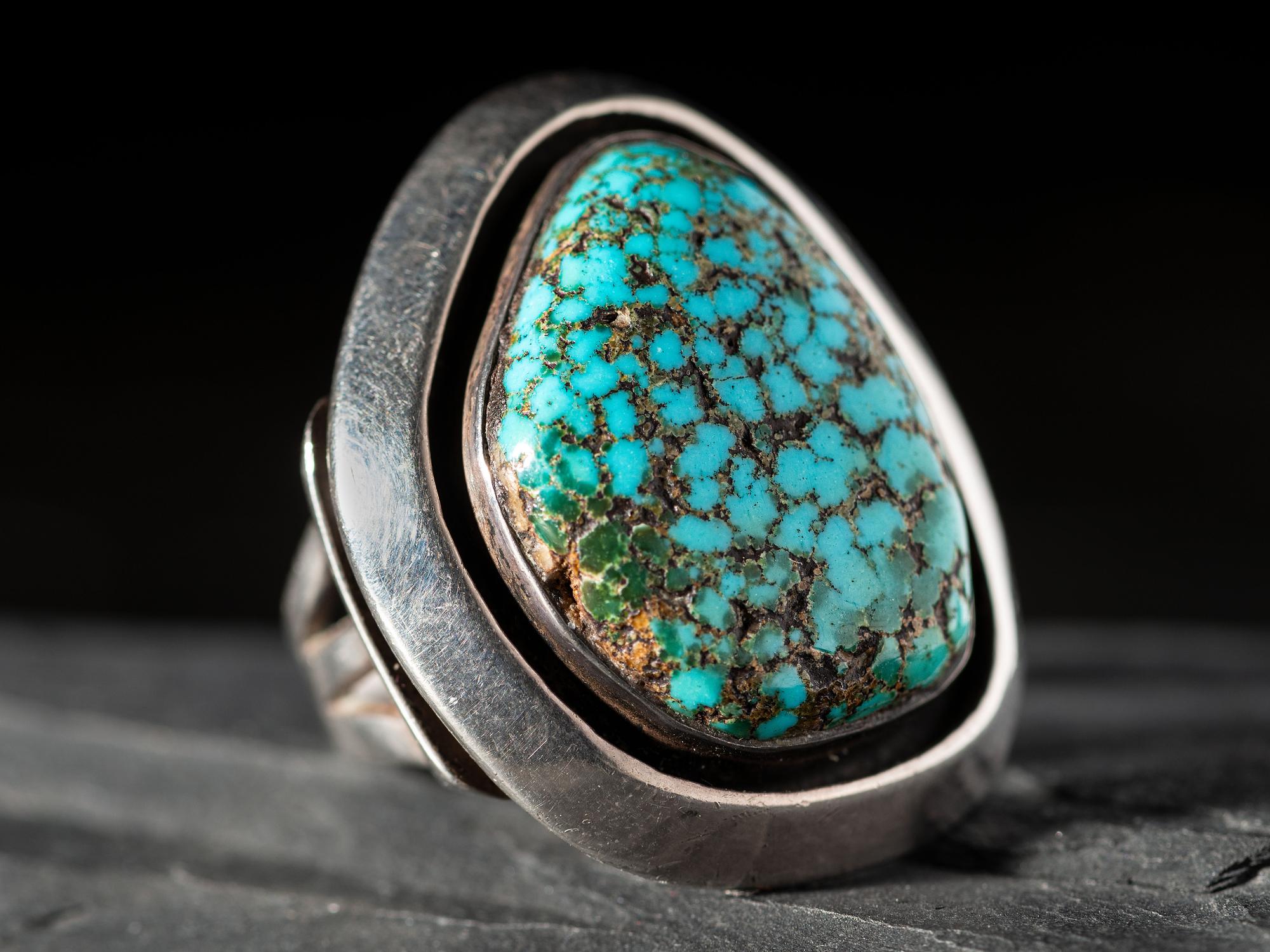 Sterling Silver and Turquoise Ring