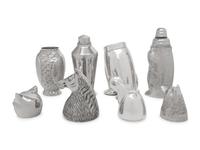 Four Animal-Form Cocktail Shakers