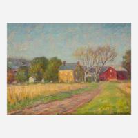 Richard Schmueckle (American, 20th Century) Bucks County Farm