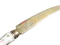 A Meissen Porcelain and Gilt-Metal Mounted Dessert Flatware Service