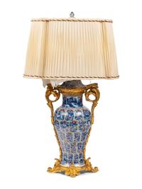 A French Gilt Bronze Mounted Chinese Export Porcelain Vase
